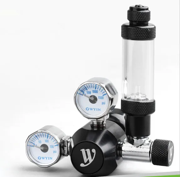 Aquarium CO2 Regulator with Check Valve Bubble Counter magnetic Solenoid Valve Free shipping