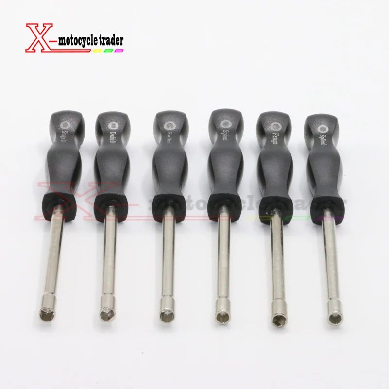 6 Pcs Carburetor Adjusting Tool Kit Screwdriver Set for 2 Cycle Small Engine Repair Common Tools
