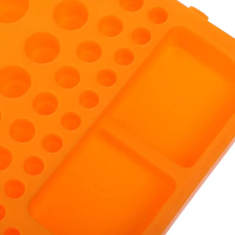 Storage Box Organizer Container Tray Holder For Drill Bit Collet Tool Accessories