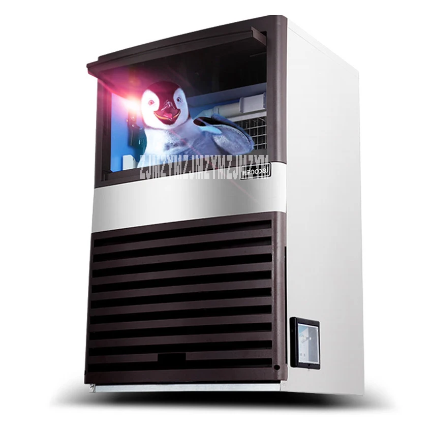 BY-450F 220-240 v loja comercial do gelado da festa do chá do gelo com a loja automática do fabricante de gelo 45kg / 24h único gelo time15-20 minutos