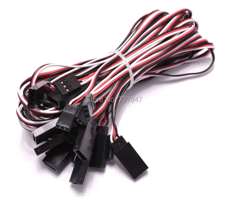 10x 1000mm  100cm  Servo Extension Cord Cable Lead Wire JR