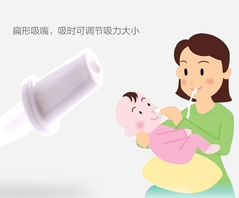 Infant Nasal Suction Device Newborn Child Mouth Sucking Noses Cleansing Baby Backflow Nose Care Tool Silicone Soft Head Cleaner