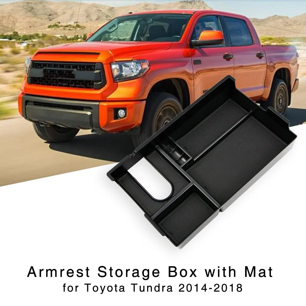 

Ящик для хранения в подлокотнике для Toyota Tundra 2014 2015 2016 2017 2018, бардачок на центральной консоли