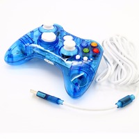 ViGRAND USB Wired Joypad Gamepad blue Controller For Xbox 360 Joystick gamepad