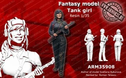 1:35 Resin kit    Soviet tank girl