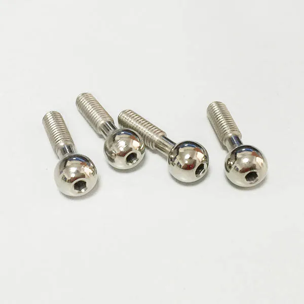 4pcs M5 steel ball head screw DIY model accessories for helicopter