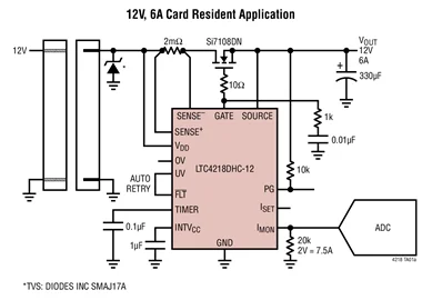 LTC4218 LTC4218CGN LTC4218IGN - Hot Swap Controller