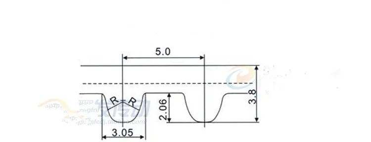 open synchronous belt 10meters timing belt width 5mm for DIY 3D printer, laser machine, cutting machine engraving machine