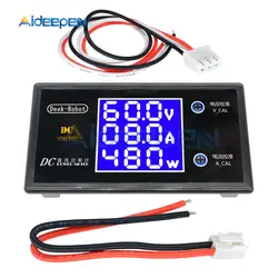 DC 0-100V 0-50V 5A 10A LCD Digital Voltmeter Ammeter Wattmeter Voltage Current Power Meter Volt Detector Tester 250W 1000W