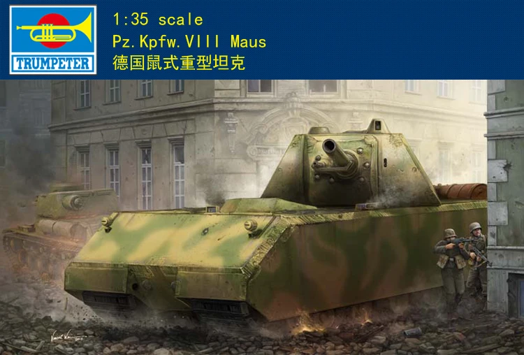 Trompeter 1/35 09541 pz. kpfw. viii maus novo