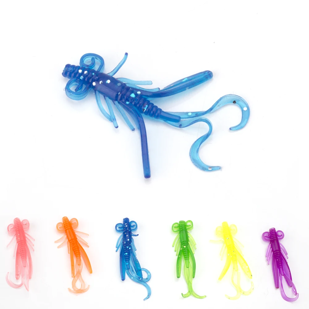 10Pcs Jigs Soft Fishing Lures 62mm 2g Fishy Smell Worm Silicone Artificial Bait Bass Pike Swimbaits Wobbler Tackle
