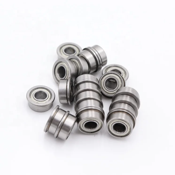 100 Stück MF83ZZ Flanschlager 3x8x2,5 3x8x3 mm MF83 MF83Z Miniatur-Flansch-Rillenkugellager – Detail 2