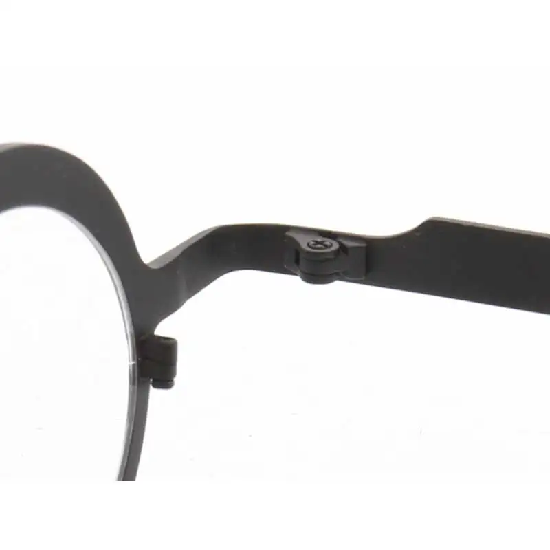 Retro Women Round Eyeglass Frame Men Optical Glasses Frames Pure Titanium Fashion Metal Light Prescription Spectacles Gold Red