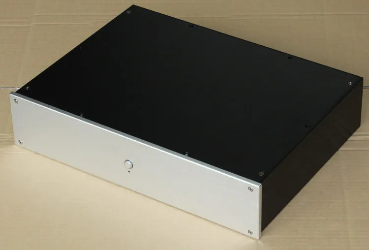 

WA51 Full aluminum amplifier chassis / Pre-amplifier / DAC Decoder housing / AMP Enclosure / case / DIY box (425*92*310mm)