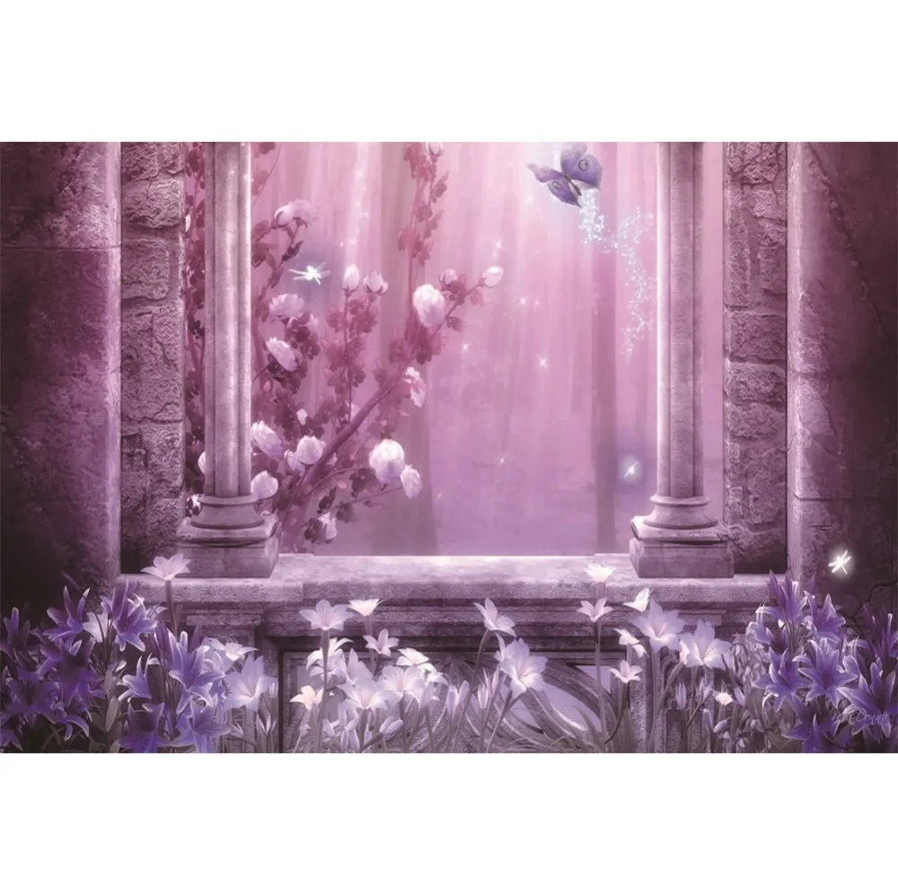 

Laeacco Wonderland Mysterious Dreamy Scene Baby Children Portrait Photographic Backdrops Photography Background For Photo Studio