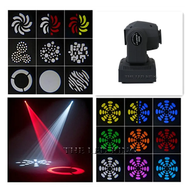 

(2 pieces/lot) 60W 90W LED Spot Moving Head Light/ dj controller LED lamp Light Professional Stage DJ