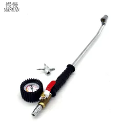 NEW 1PCS Tire pressure gauge for rapid inflatable pressure testing with switch