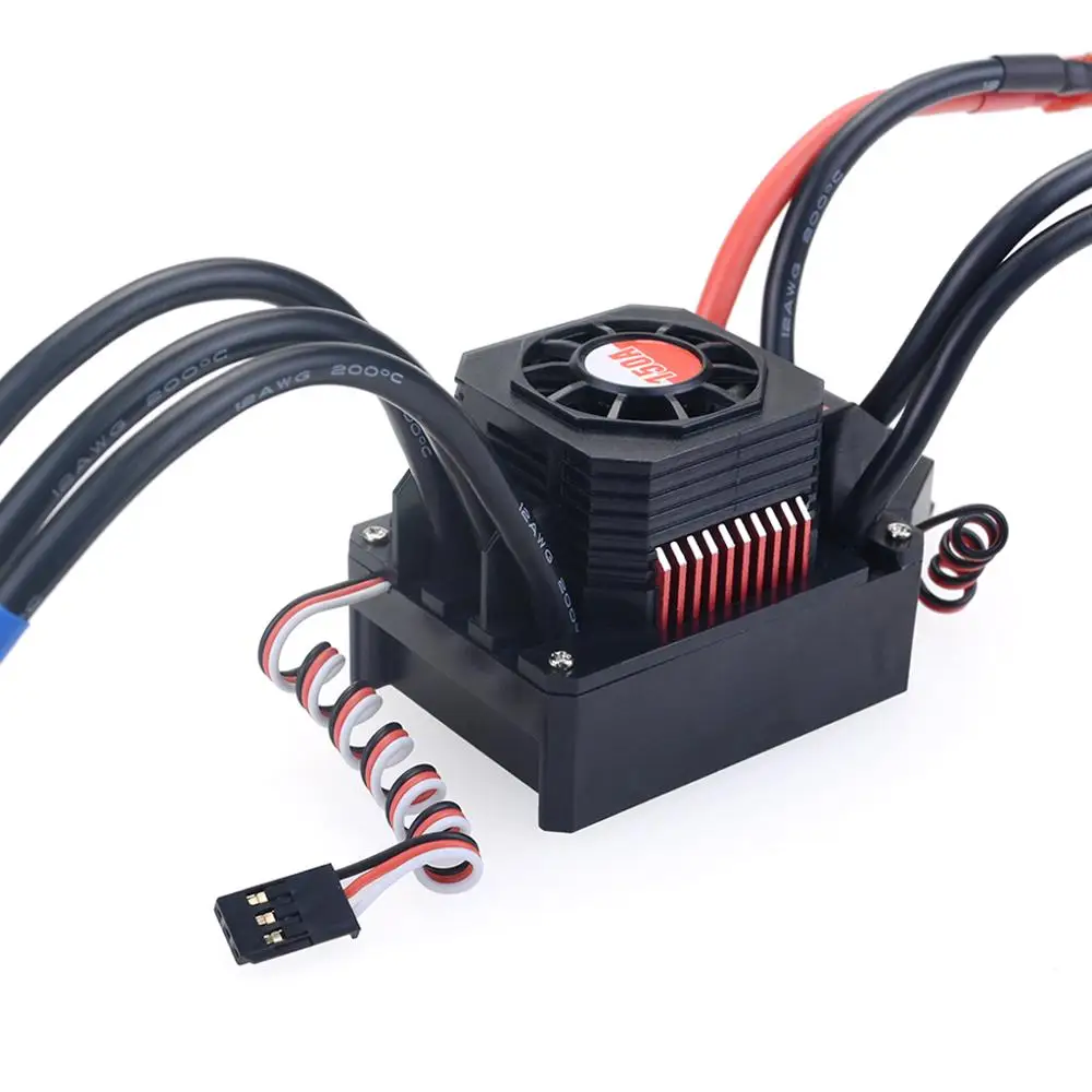 SURPASS HOBBY Waterproof Brushless ESC Speed Controller T PLUG 35A 45A 60A 80A 120A 150A for 1/8 1/10 1/12 RC Racing Car