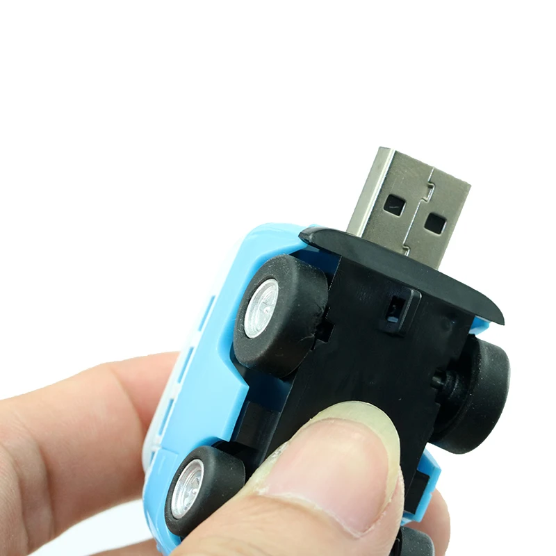 Little Bus Usb Flash Drive Model Mobil Mini 4GB 8GB 16G 32G 64GB Pendrive USB 2.0 Pen Drive Flash Memory Stick Drive Hadiah Cantik