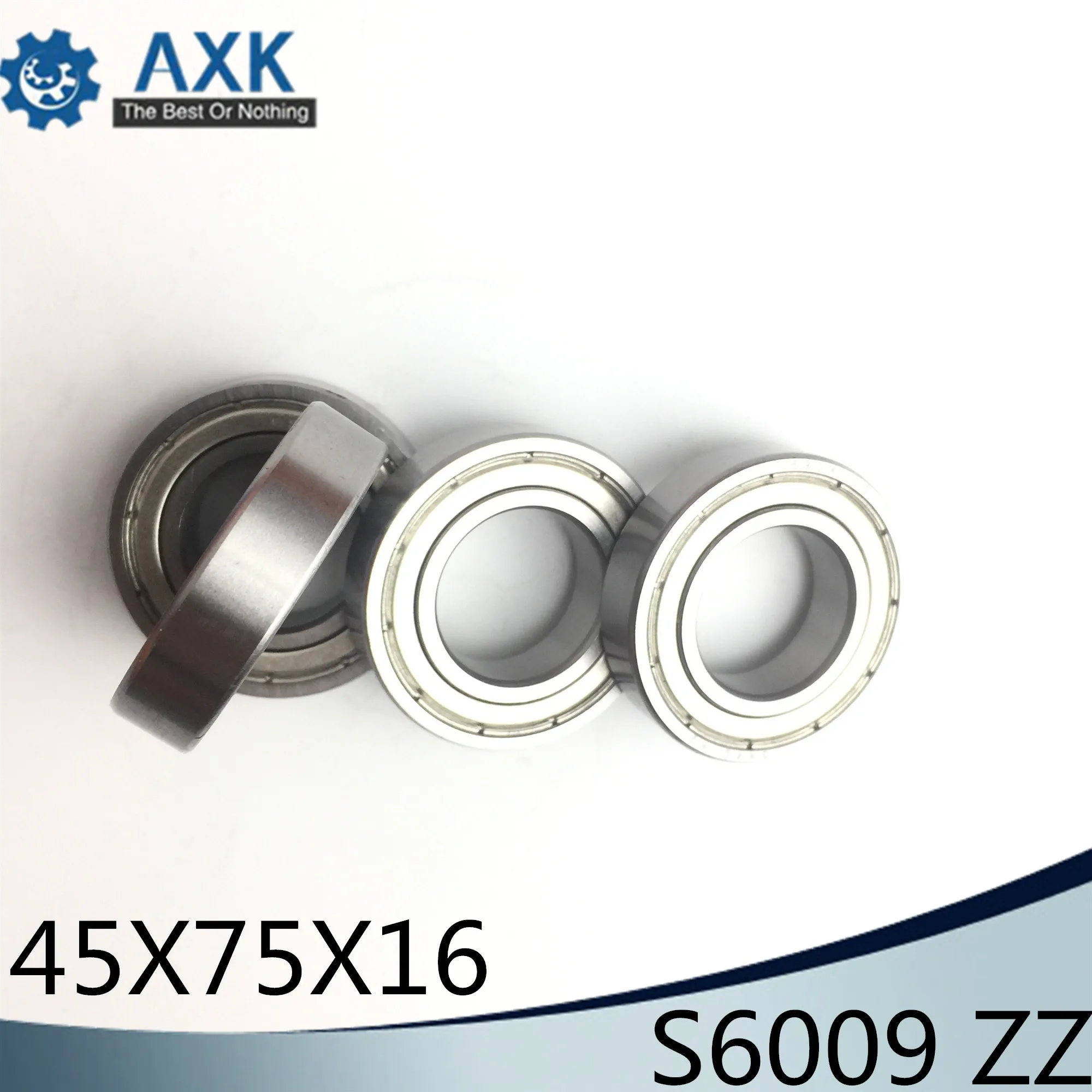 S6009ZZ Bearing 45*75*16 mm ( 2PCS ) ABEC-1 S6009 Z ZZ S 6009 440C Stainless Steel S6009Z Ball Bearings