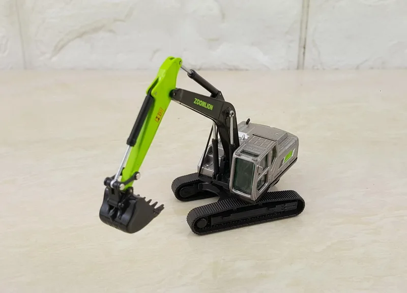 Collectible Alloy Toy Model 1:87 Scale ZOOMLION ZE210GLC Hydraulic Excavator Engineering Machinery DieCast Model For Decoration