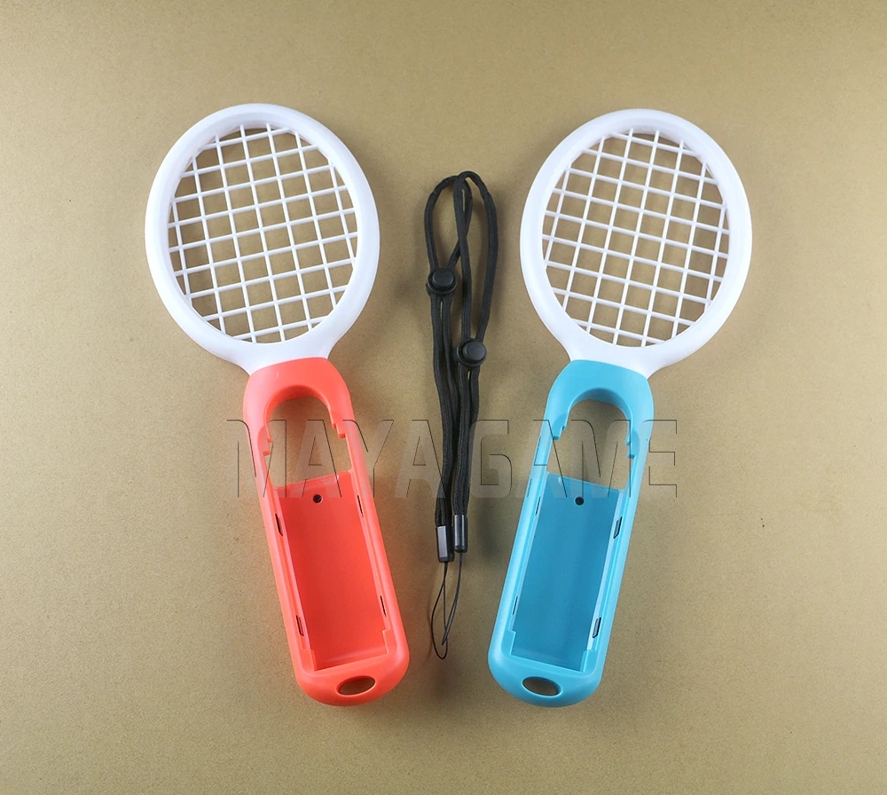 OCGAME Left and Right ABS Tennis Racket Handle Controller for Nintend Switch NS JOY-CON for Mario