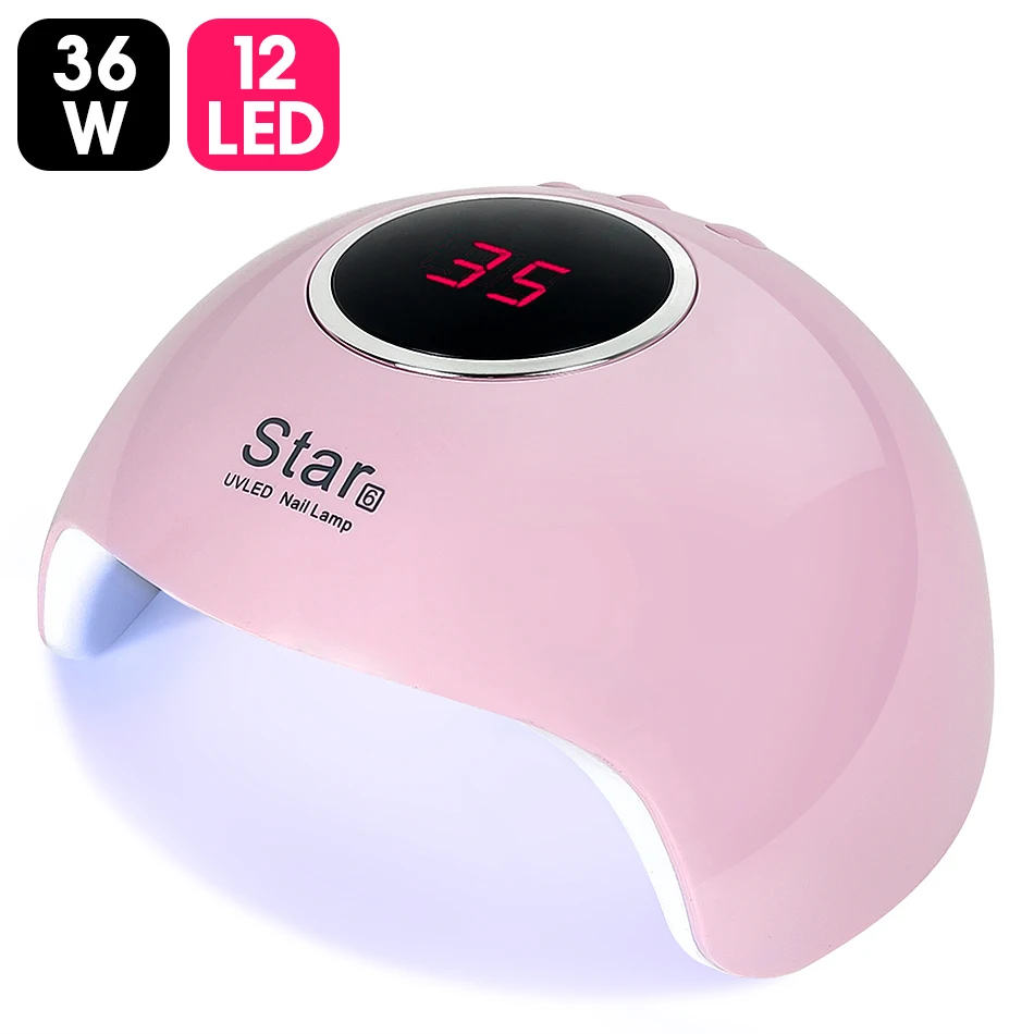 36W Nail Dryer For Nail LED UV Lamp MINI USB Lamp For Manicure LCD Display Drying All Gels Nail Polish Nail Art Tools