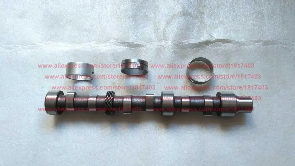 L375-02001 Camshaft + L375-01112 front bush + L375-01113 middle bush + KM485QB-01114 rear bush, Laidong LD engine parts, KM385BT