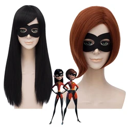 The Incredibles Elastigirl cosplay girl Helen Parr role play hair Violet Parr wig (not including eye mask) + Wig Cap