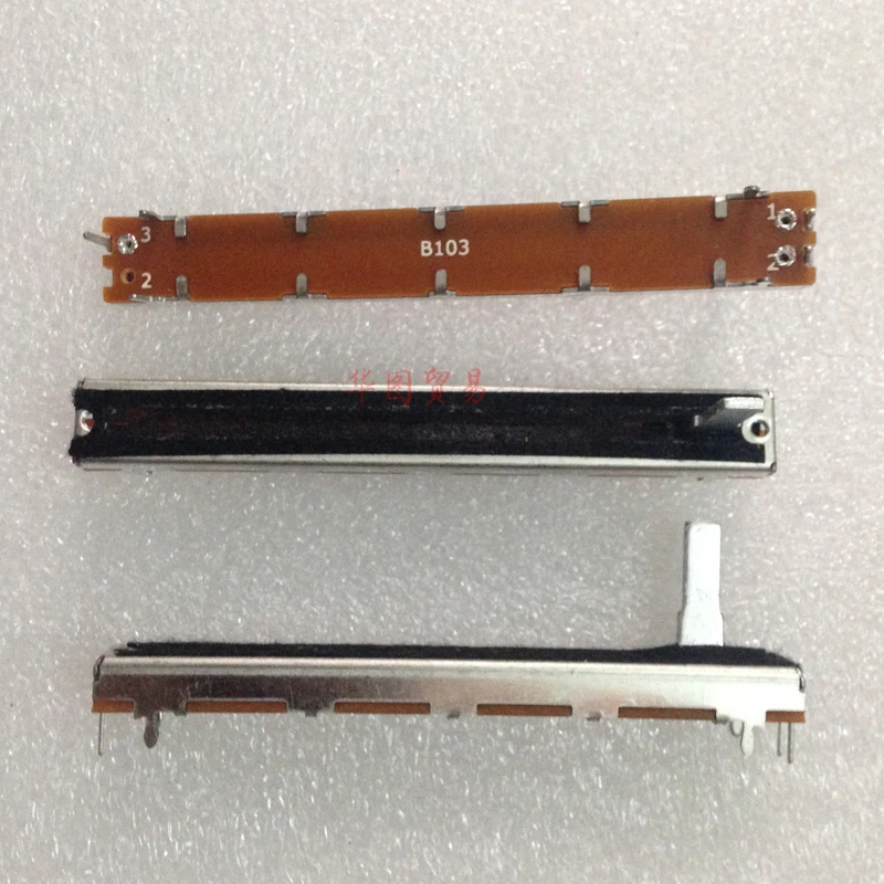 

5 шт. для смесителя моно фейдер потенциометр SL6021N B10K/хвостовик длина 15mmC прямой потенциометр скольжения