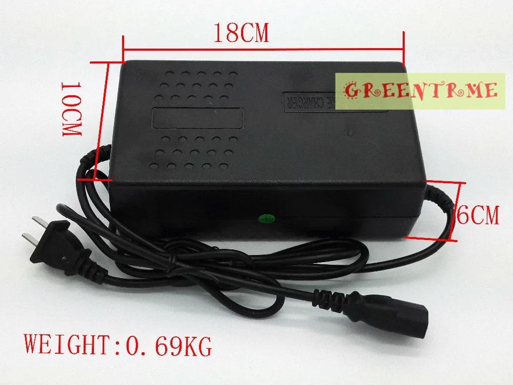 

EVFITTING 110VAC 60V 3A(amp) E-bike Motorcycle Charger/Lead Acid Battery Charger