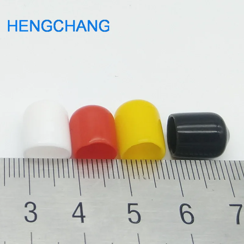 8mm inner diameter RCA protective cover Rubber Covers Dust Cap for metal tubes Hose End Cap Screw Thread Protector Cover 100pcs