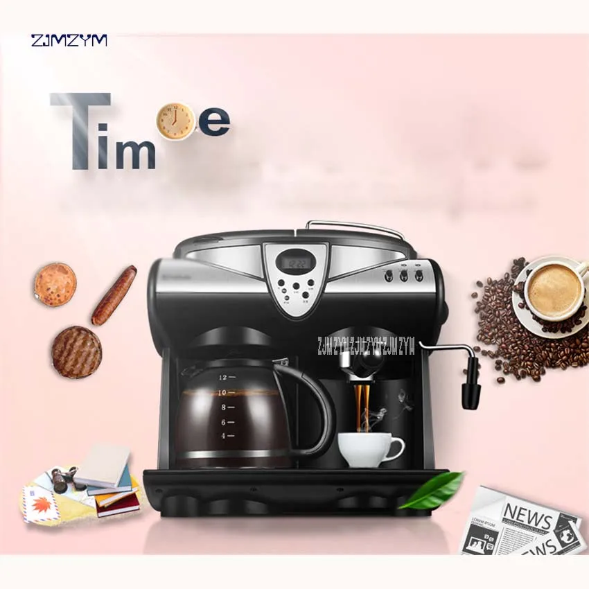 DL-KF7001 Coffee Maker Drip Type Machine 1.5L Full-automatic Cafe Americano Espresso Cafe Household Cappuccino Latte  220V 1850W