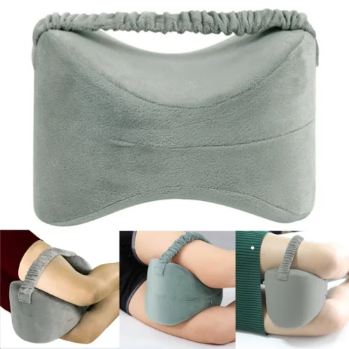 Memory Foam Knee Pillow Leg Cushions Side Sleeper Body Pillows Travel Under Knee 10