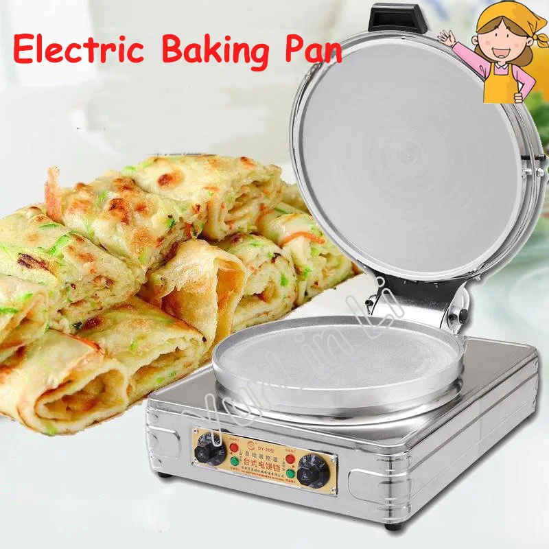 

Electric Pancake Machine Baking Pan Crepe Pot Commercial Desktop Baking Oven Machine Double-Sided Heating Pancake Pot