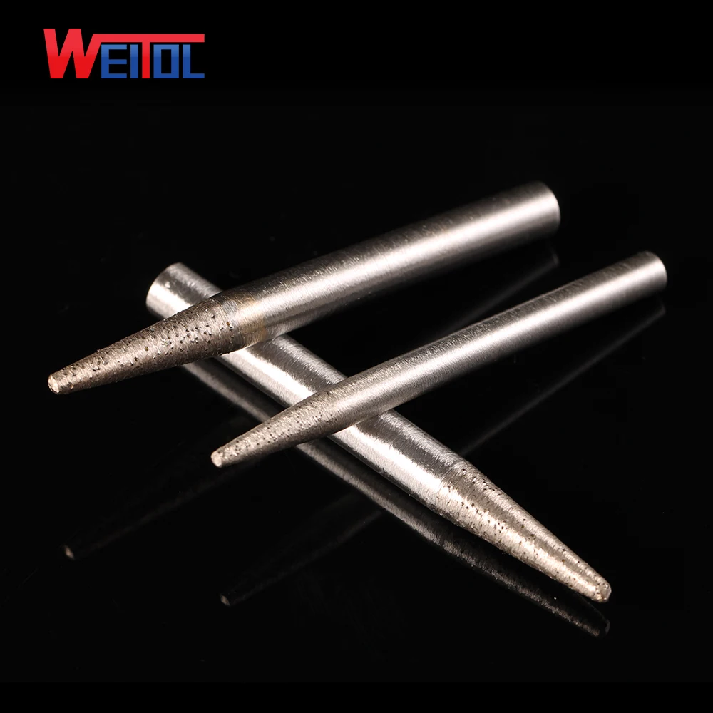 Weitol 6/8/10/12mm shank stone engraving bits Sintered stone carving tools diamond router bits CNC milling cutter