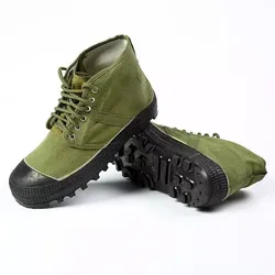 Chaussures militaires de style militaire pour hommes, bottes de sport rouges et vertes