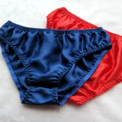 Calcinhas de seda amoreira para homens 100% seda amoreira, roupa interior respirável, boxers masculinos, plus size, alta qualidade