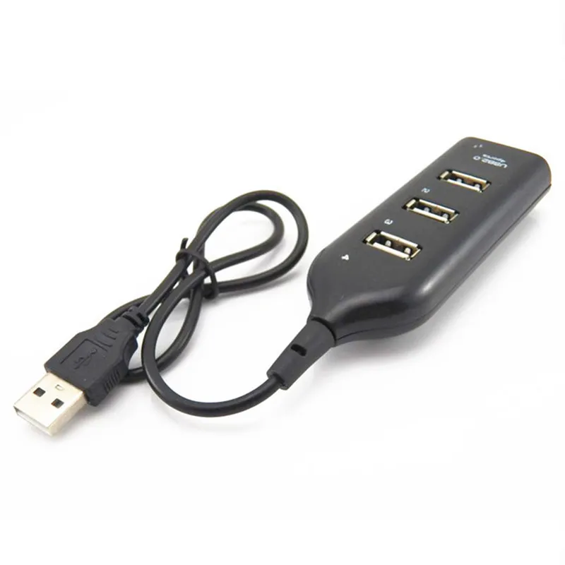 High Speed USB 2.0 1.0 HUB 4 Ports 480 Mbps USB Hubs For Laptop PC Computer Peripherals Accessories Hot Sales