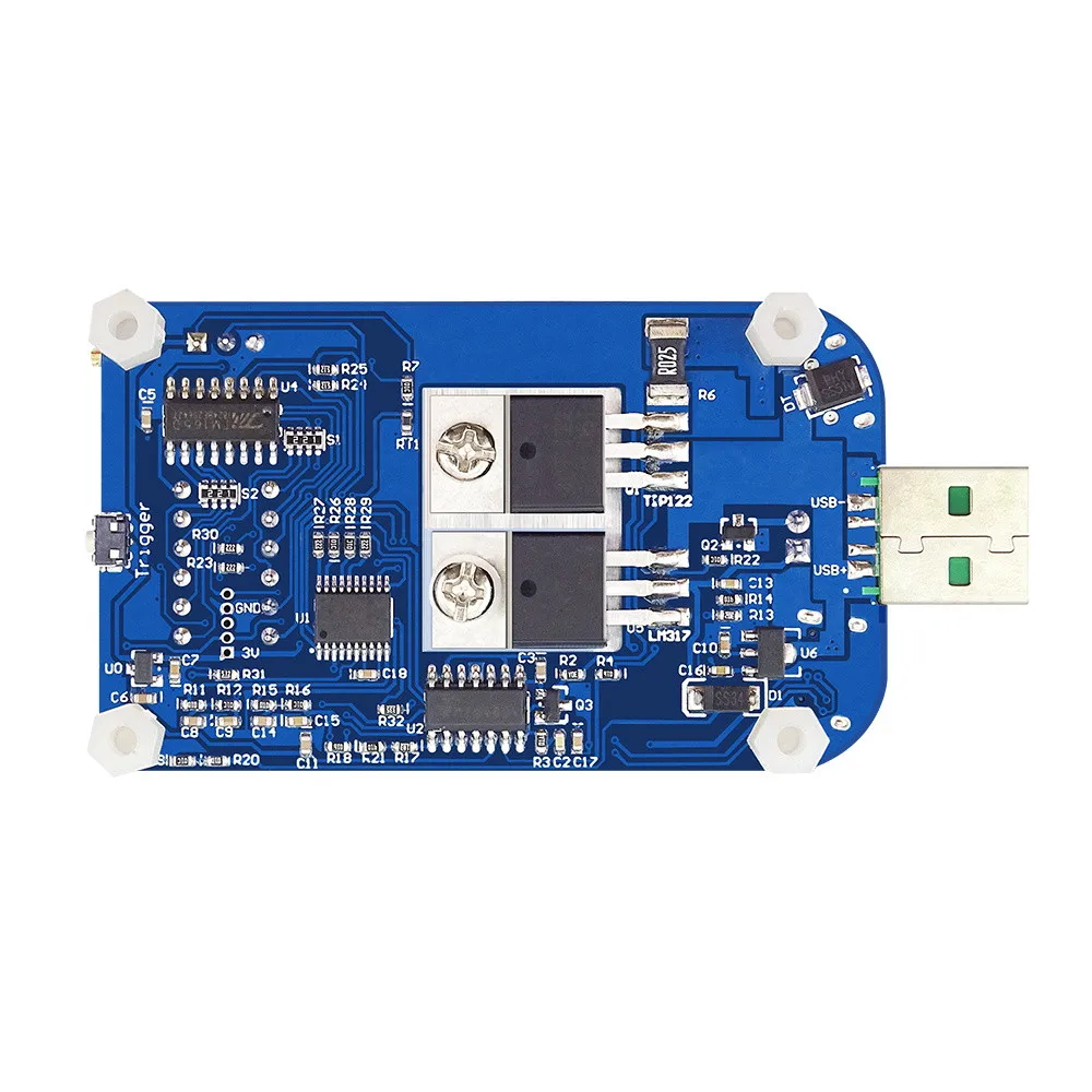 HD35 HD25 obciążenie wyzwalacza rezystor USB rozładowania Tester baterii 35W dla QC2.0/3.0 wyzwalacz regulowane napięcie prądu