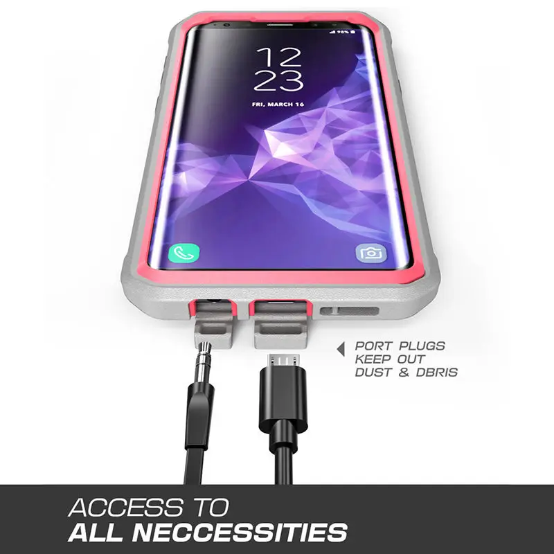 SUPCASE For Samsung S9 Case UB Pro Full-Body Rugged Holster Cover with Built-in Screen Protector Case For Samsung Galaxy S9