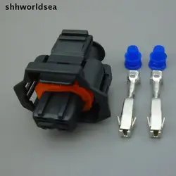 shhworldsea 2PIN 3.5mm Car auto Diesel Injector female Plug Connector for Vauxhall VECTRA 1.9 CDTI /Ford/Peugeot/Citroen/Renault