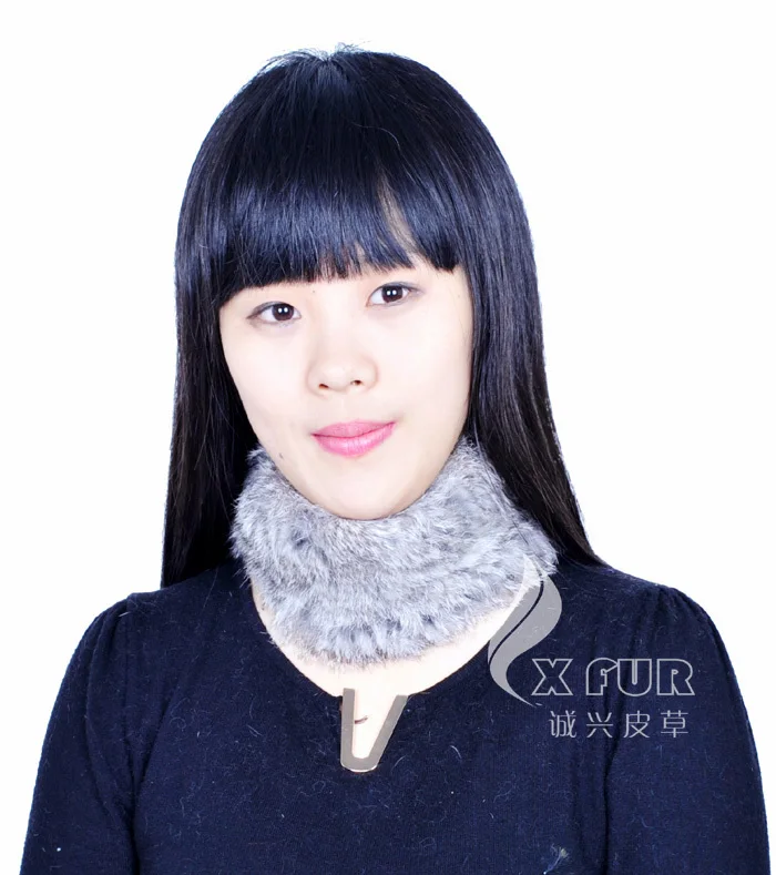 

CX-E-10A Knit Rabbit Fur Headband / Neckwear ~ Ring Scarf ~ DROP SHIPPING