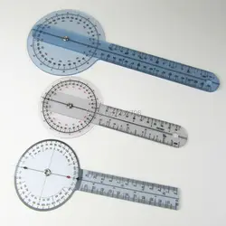 1 Set 3pcs Spinal Finger Goniometer Protractors Useful Multi-Ruler Angle Medical Spinal Ruler 180/360 Degree Measuring Tool