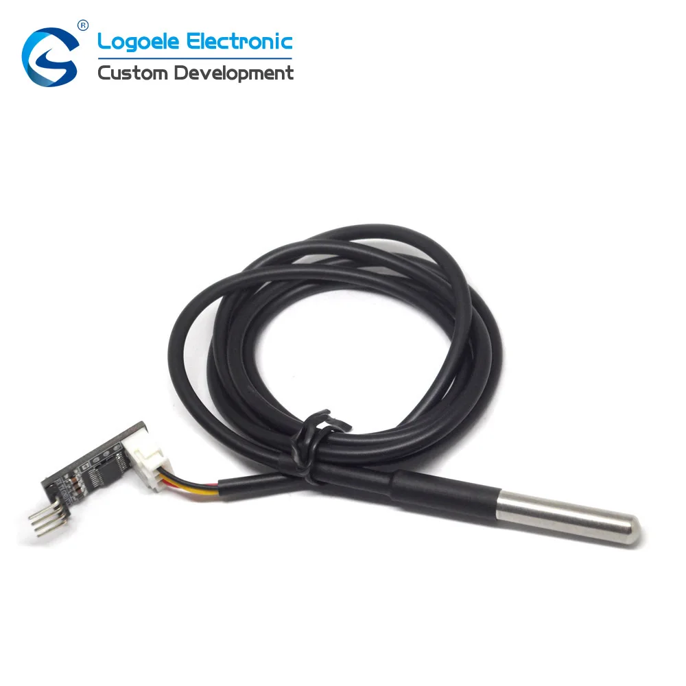 DS18B20 Waterproof Temperature Sensor Module DS1820 Probe Serial Output Stainless Steel High Quality