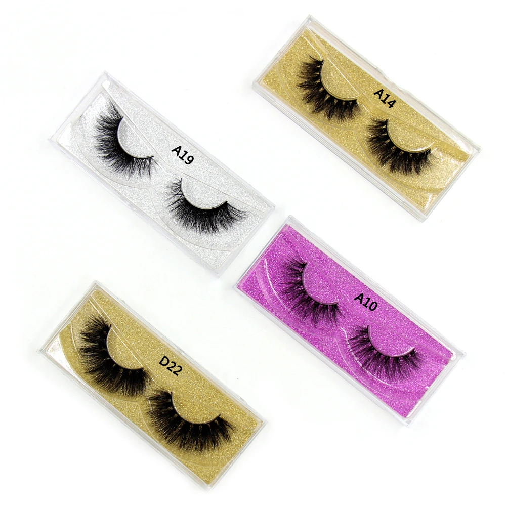 AMAOLASH Mink Eyelashes 3D Mink Lashes High Volume Crisscross False Eyelashes Fluffy Natural Long Lasting Eye Lashes Makeup