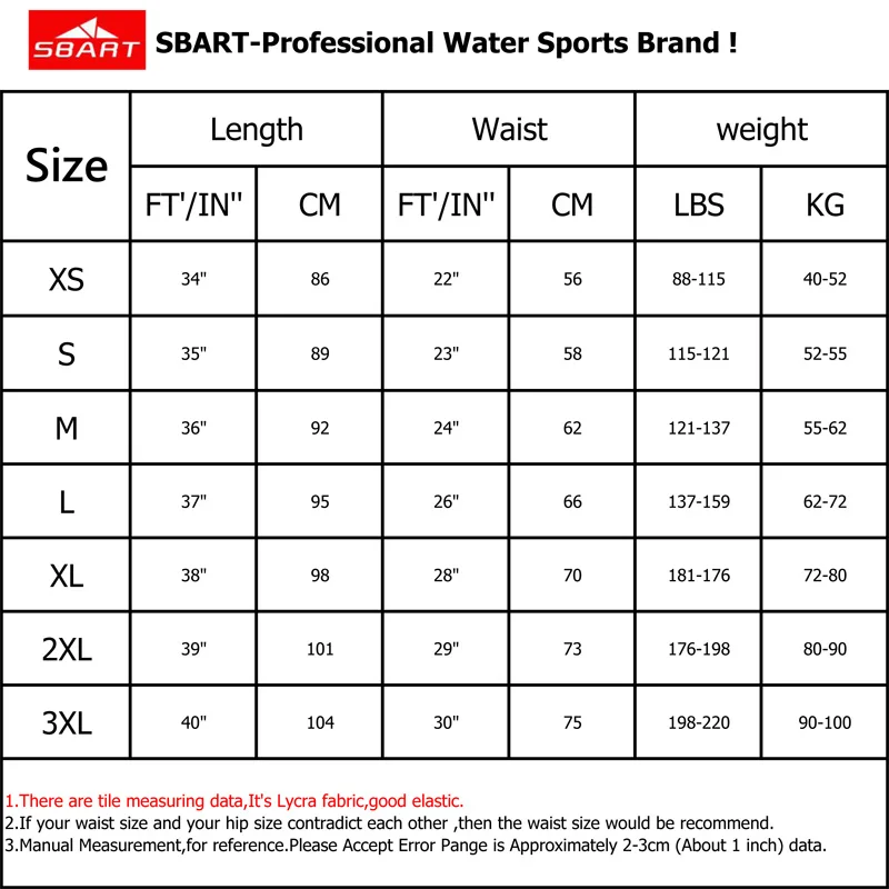 SBAER Mute a figura intera Pantalone per uomo e donna Leggings per protezione solare in lycra Quick Dry Surf Rashguard Pantaloni lunghi Mute fitness