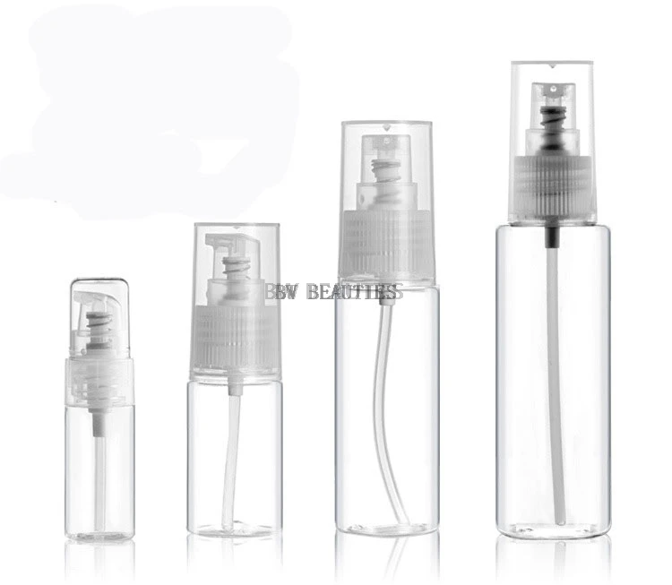 300pcs/lot 18ml 30ml 50ml 100ml Clear Acrylic Lotion Bottle With Emulsion Dispenser,Lotion Press Pump Makeup Lotion Bottles