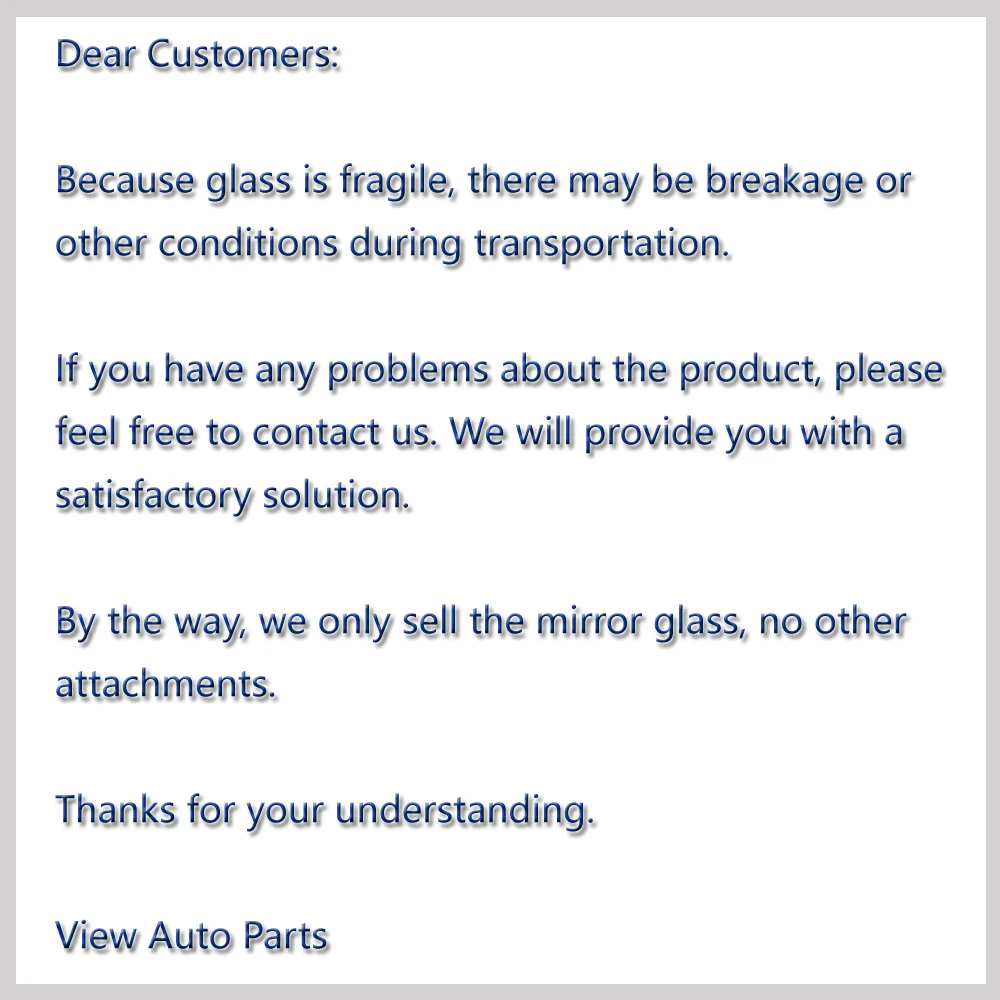 New Mirror Glass + Adhesive for CHEVY GMC TAHOE YUKON Pickup Truck  Passenger Right Side