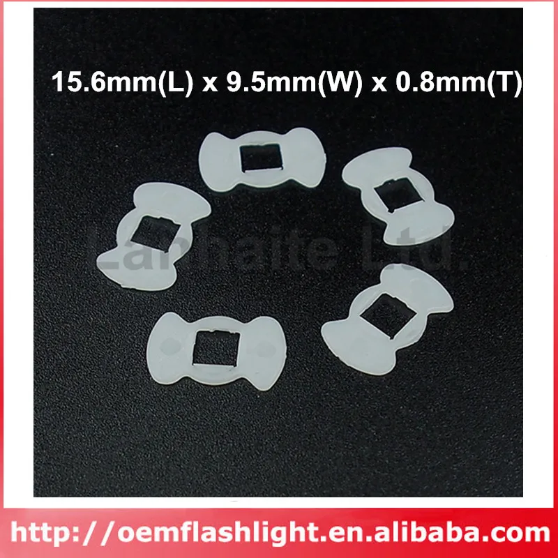 5050 LED Gaskets for 7mm Reflector Hole 15.6mm(L) x 9.5mm(W) x 0.8mm(T) (5 pcs)